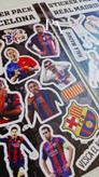 پک استیکر تیم رئال مادرید و بارسلونا ❤️⚽️🤍