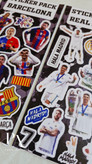 پک استیکر تیم رئال مادرید و بارسلونا ❤️⚽️🤍
