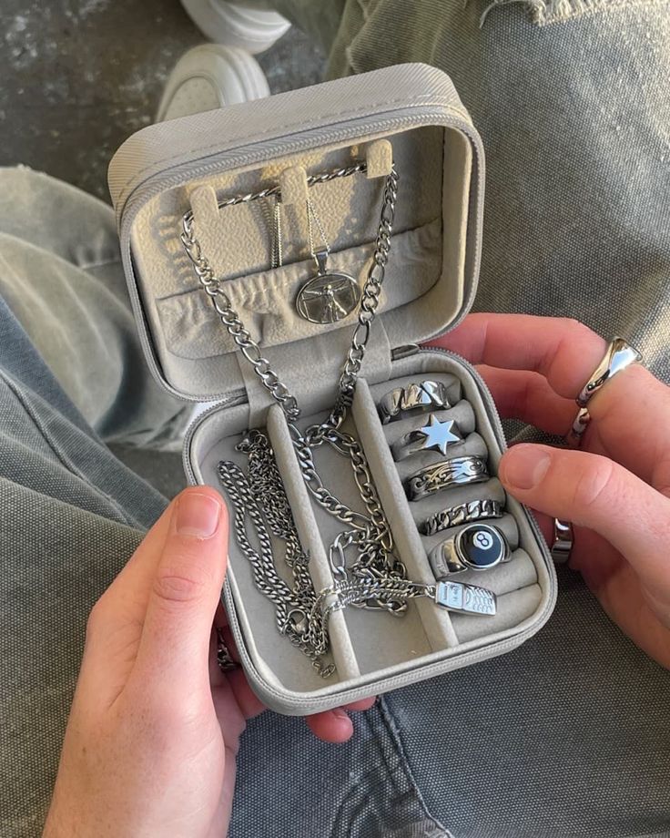 کیف جواهرات و اکسسوری چرمی 👝💍