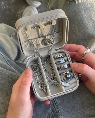 کیف جواهرات و اکسسوری چرمی 👝💍