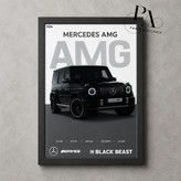 تابلو طرح بنز 🤍🖤🏎