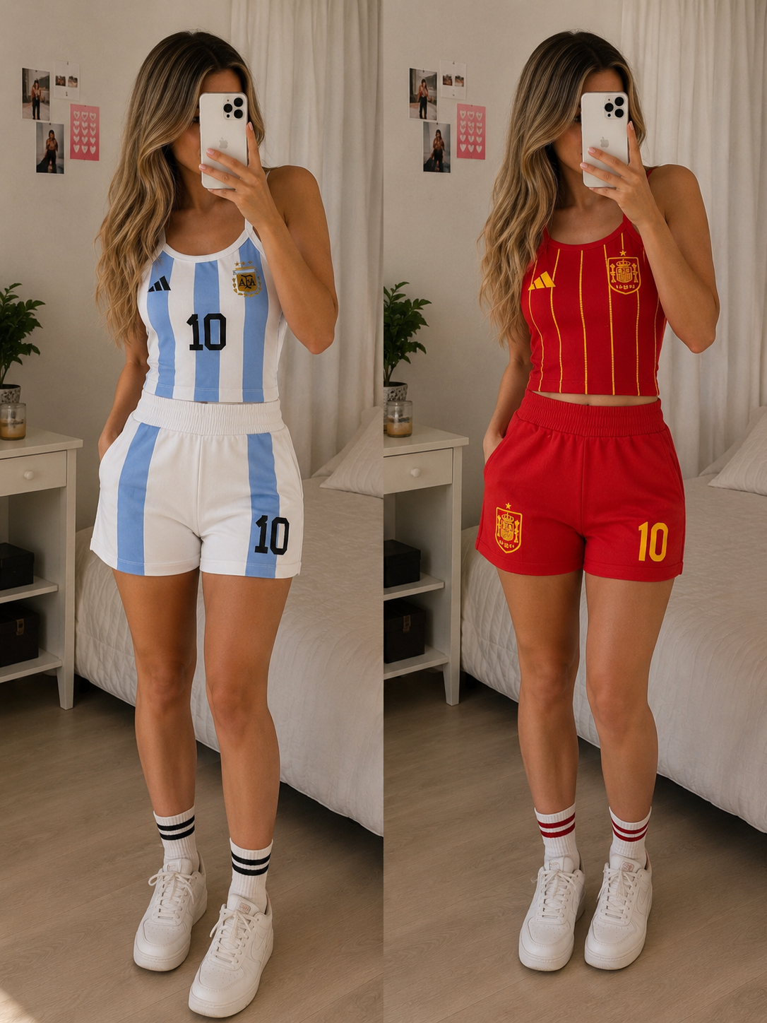 ست تاپ و شلوارک کیت تیم های فوتبال ⚽️👘