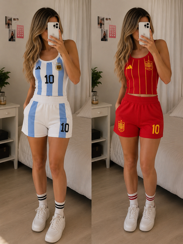 ست تاپ و شلوارک کیت تیم های فوتبال ⚽️👘