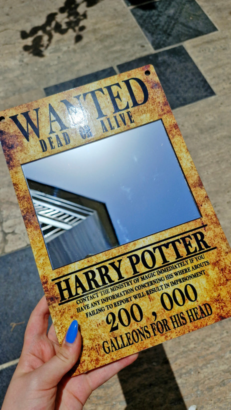 آینه چوبی طرح wanted🪞🗡