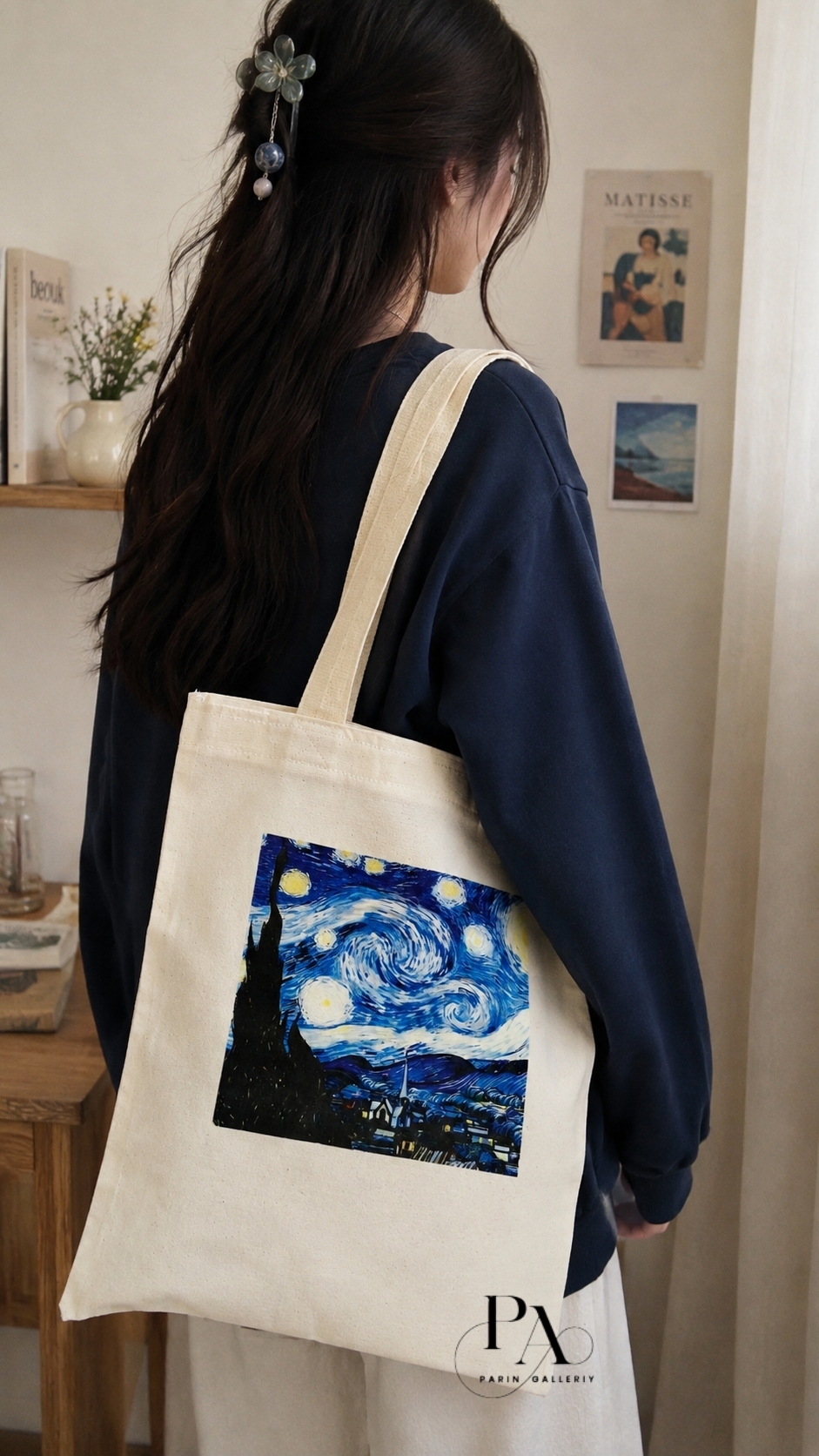 توت بگ پارچه ای 👜🌊🐈‍⬛