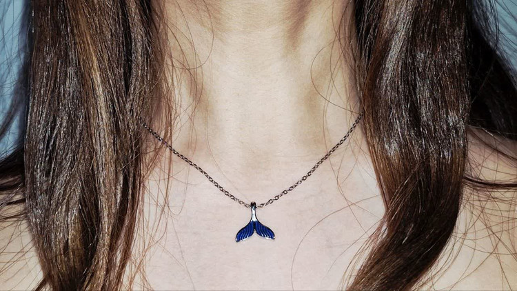 ست انگشتر و گردنبند وال آبی 🐋🐳