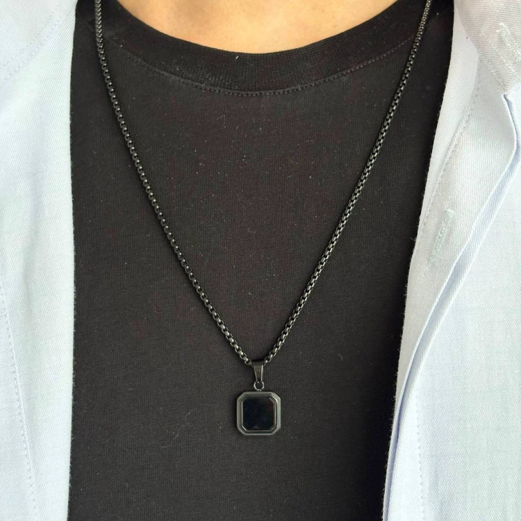 گردنبند اونیکس 🤍🖤