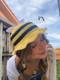 کلاه بافتنی پینترستی زنبور 🐝💛