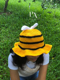 کلاه بافتنی پینترستی زنبور 🐝💛