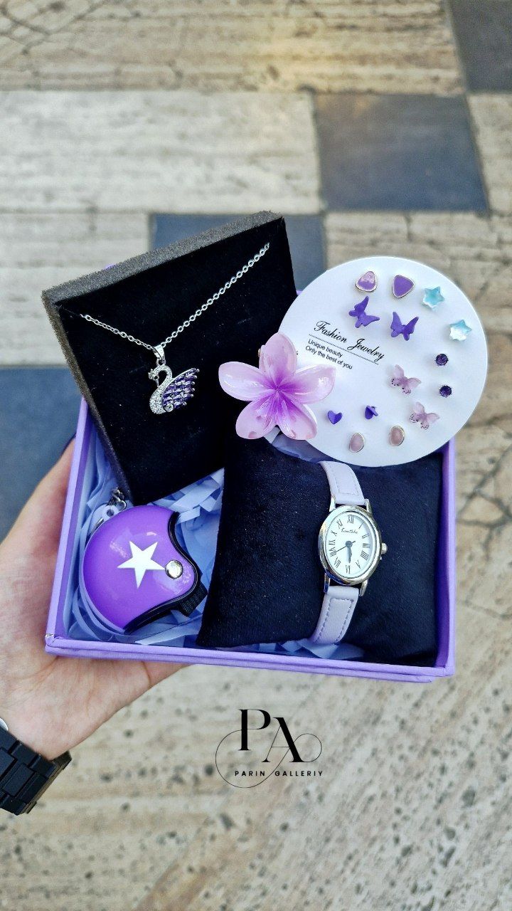 پک تولد آماده بنفش 💜🔮