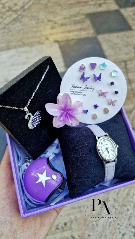پک تولد آماده بنفش 💜🔮