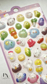 Bubble sticker 🍭🫧طرح میوه و سبزیجات 🥕🌽